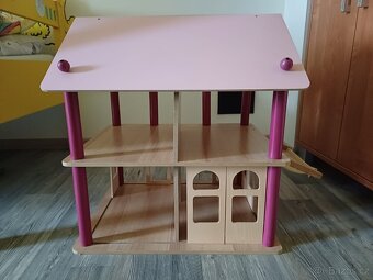 domecek pro panenky v: 55 cm, s: 46 cm, d: 52 cm. - 3
