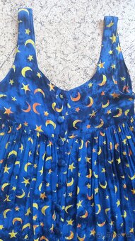 Letní modré šaty - 3