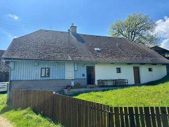 Prodej dům rodinný chalupa 80m² pozemky 6878m² Šumava Braníč - 3