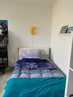 Dřevěná postel 120x200 + MATRACE A ROŠTY - 3