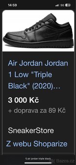 Nike Air Jordan 1 triple black - 3