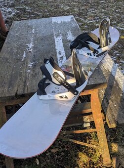 Prodám dámský snowboardový set SIMS Elly 144, vázání, boty - 3