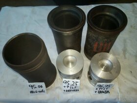 ZETOR - 3011 - 4011 - VÁLCE+PÍSTY+KROUŽKY - 3