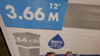 Bazén Bestway Steel Pro 3,66 x 0,84 m – NOVÝ, KOMPLET SADA - 3