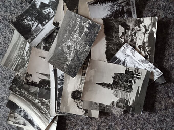 pohlednice černobílé ČR - 3