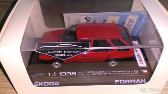 Prodám Škoda Forman 1:43 - Abrex Limited edition - 3