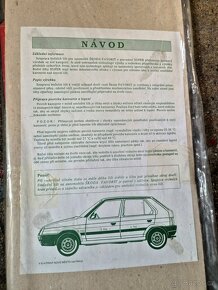 Nové boční lišty Škoda Favorit - 3