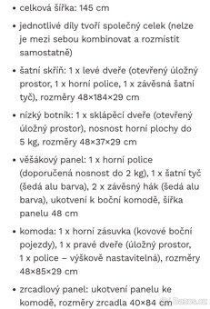 Předsíňová stěna - 3