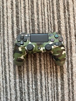 Sony DualShock 4 V2 OVP Green Camouflage herní ovladač - 3