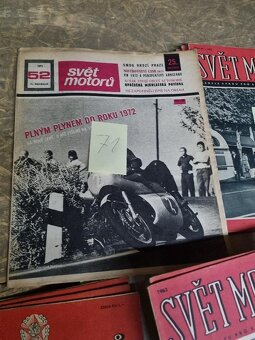 prodám sbírku časopisů SVĚT MOTORŮ - 3