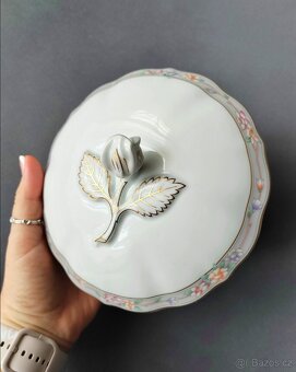 Krásná porcelánová bonboniéra/dóza od Hutschenreuther - 3
