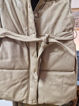 Luxusní koženková vesta zn. MANGO - 3