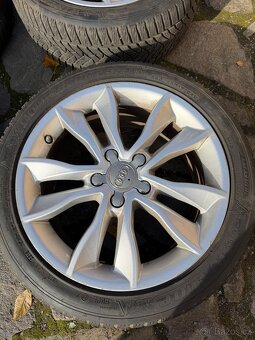 Zimní kola hliníková Audi A3 r17   7,5jx17 et 56 pneu 7mm - 3