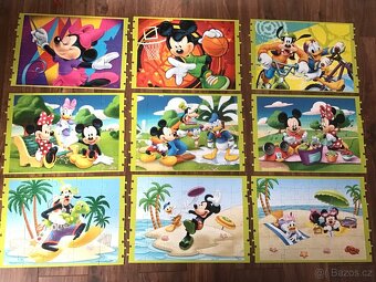 Puzzle Mickey Mouse 9x - 3