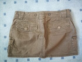 Černá džínová minisukně O'Neill - velikost S - 3