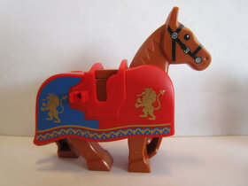 Lego figurky castle rytíři, kůň, čabraka Lví král - 3