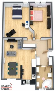 Prodej, byty/3+kk, 94.9 m2, Bendova 1225/28, Jižní Předměstí - 3
