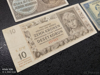 Bankovky Protektorát 1940-42, Londýnská emise 1945 - 3