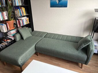 Rohová sedací souprava s rozkladem na lůžko - 3
