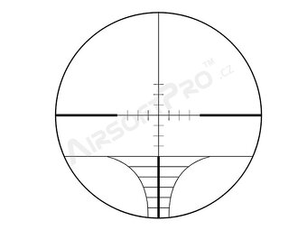 Puškohled 3-9x50E s podsvícením a sluneční clonou - černá - 3