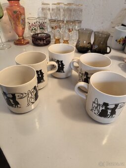Porcelánové sety, talířky, podtácky, sklenice atd ... - 3