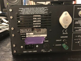 Manley Voxbox Channel strip Mikrofon Vorverstärker lampový p - 3