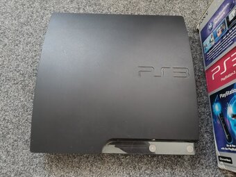 PS3 Slim 320GB, originál ovladač + 6 her / PlayStation 3 - 3
