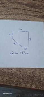 Rohová šatní skříň se zrcadlem - 3