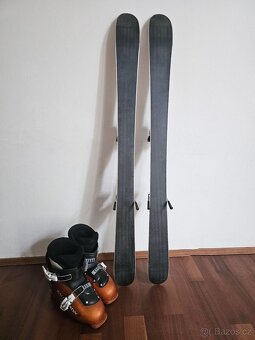 Dětský lyžařský set – lyže 107 cm + lyžáky 21,5 / 259 mm - 3