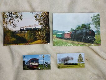 vláčkové kalendáříky a pohlednice - 3