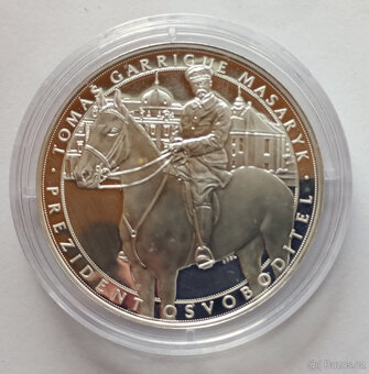 Pamětní medaile – T. G. Masaryk • Stříbro 999/1000 - 3