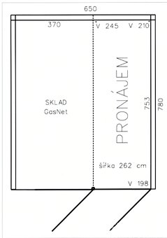 Poděbrady - pronájem sklad / garáž o výměře 20 m² - 3