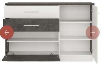 Obývací stěna SCONTO ZINGARO + komoda ZINGARO - SLEVA - 3