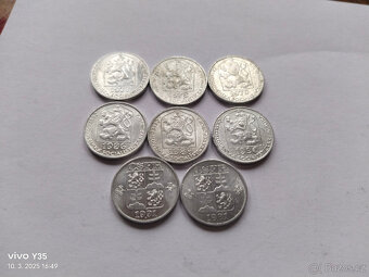 8x 5 haléřů Československo - 3