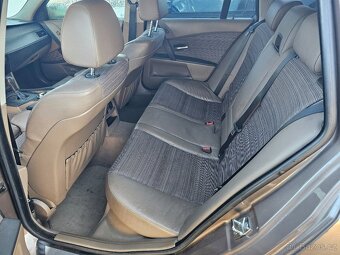 Vyhřívaný sport interiér hnědý bmw 5 e61 - 3