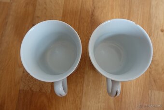 Porcelánové hrnky s motivem slunečnice – Bohemia, 2 ks - 3