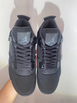Tenisky Jordan 4 Black Cat- vel. 43, NOVÉ - 3