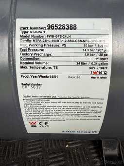 Domácí vodárna Grundfos JP6 24L - 3