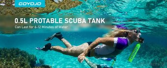 DIDEEP 0,5l potápěčská lahev–svoboda pod vodou - 3