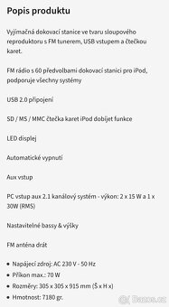 DESIGNová iPod věž "ne HiFi " - 3