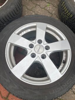 Alu kola Dezent 5x114,3, zimní pneu 205/55/16 - 3