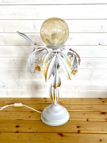 Stará kovaná romantická stolní lampa - 3