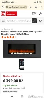 Elektrický krb Classic Fire Vancouver - 3