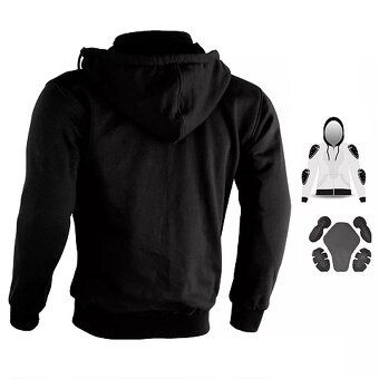 Moto Mikina S Kapucňou S Chraničmi - 3