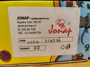 JONAP celoroční obuv 008M vínová vel.22 - 3