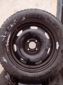 Prodám zimní kola,komplety plech 4x108 215/55r16 h Conti - 3
