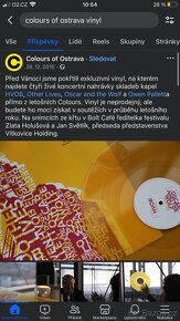 Sběratelský exkluzivní vinyl Colours of Ostrava 2015 : HVOB - 3