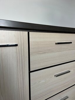 Komoda + horní skříň s výklopem - 3