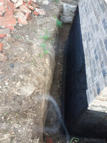 Kanalizace -Zemní a vykopové práce,vrtaní na sloupky 30cm ši - 3