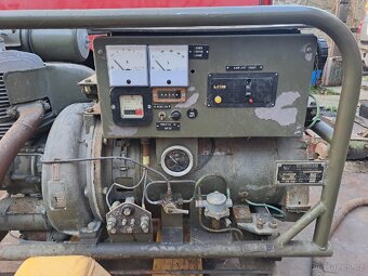 Elektrocentrála vojenská 6kW el. startér generátor - 3